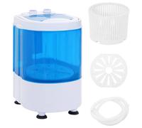 Mini Lavatrice VidaXL con 1 Cestello 2,6 Kg A Bianco/Blu