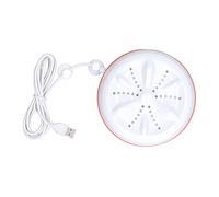 Mini lavatrice ad ultrasuoni da 27 W USB 50 secondi Reverse Clean Circle 30 minuti Autospegnimento Lavatrice a turbina per la casa