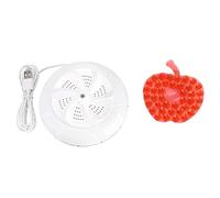 Mini Lavatrice Ad Ultrasuoni da Viaggio Portatile Alimentatore USB 6W Adatto per Agenzie di Viaggio e Lavanderie per Bambini (WHITE)