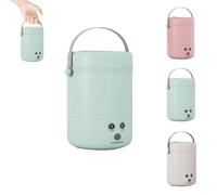 Mini lavatrice automatica, 3.8L Blue Light Deep Cleaning Washing Machine, lavatrice portatile per calzini e biancheria intima per bambini, appartamento, camper, viaggi, campeggio (Verde)