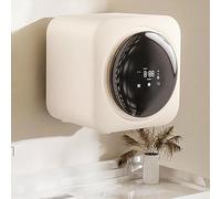 Mini lavatrice automatica da 3,5 l, da appendere alla parete e salvaspazio, lavaggio e asciugatura intelligente a rullo integrato per appartamenti e piccoli spazi (desktop)