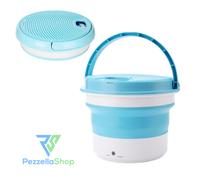 Mini Lavatrice Cestello Pieghevole Sterilizzatore Portatile Viaggio Bucato