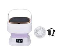 Mini Lavatrice da 11,5 Litri con 3 modalità Timer Pulizia per Biancheria Intima Lavatrice Portatile Mini Lavatrice Pieghevole con Tubo di Scarico (Spina europea)