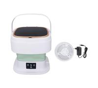 Mini Lavatrice da 11,5 Litri con 3 modalità Timer Pulizia per Biancheria Intima Lavatrice Portatile Mini Lavatrice Pieghevole con Tubo di Scarico (Spina europea)