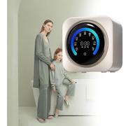 Mini lavatrice e asciugatrice compatta da parete con modalità di lavaggio intelligenti, motore silenzioso, cestello interno autopulente