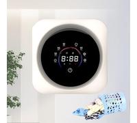 Mini Lavatrice E Asciugatrice Portatile 2 in 1, Lavatrice a Parete Completamente Automatica Con Lavatrice a Carica Frontale E Pannello Di Controllo LCD Desktop