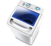 Mini lavatrice e asciugatrice portatile, 300 W, semiautomatica da 7 kg, in plastica compatta, per piccoli spazi, ideale per appartamenti e viaggi