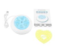 Mini Lavatrice, Lavatrice da Viaggio con Manuale Cinese da Viaggio per la Pulizia (Blu)