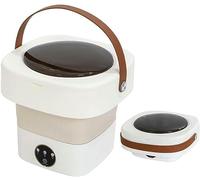 伟 祥 Mini lavatrice, lavatrice pieghevole, lavatrice da 4,5 l, piccola lavatrice da campeggio e centrifuga, lavatrice per biancheria intima con cestello di scarico per biancheria intima