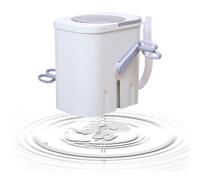 Mini lavatrice non elettrica 11 x 15 x 15 pollici, piccola lavatrice portatile con tubo di scarico, lavaggio pulito ovunque per pulire calze e biancheria intima