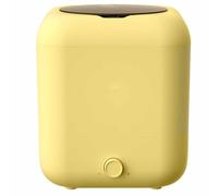 Mini lavatrice, piccole dimensioni, grande capacità, compatta e portatile, facile da usare, adatta a molteplici scenari (giallo)