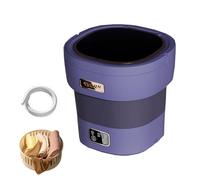 Mini Lavatrice Pieghevole 31X31X33cm Lavatrice Portatile 2 In 1 Pulizia Profonda Capacità Di 18L Perfetta Per Campeggio, Lavare Vestiti Per Oggetti Piccoli(Purple)