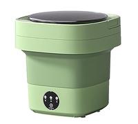 Mini lavatrice pieghevole e centrifuga, piccola rondella portatile per viaggi e camper, soluzione compatta per bucato