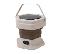 Mini Lavatrice Pieghevole Lavatrice Portatile Lavaggio e Disidratazione Pieghevole Multifunzionale per Dormitori di Appartamenti (Cachi
