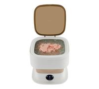 Mini lavatrice pieghevole portatile, 10 l, lavatrice da viaggio con 3 modalità e scolapiatti, compatta per biancheria intima e vestiti per bambini, 40 W, silenziosa, ideale per viaggi/dormitorio
