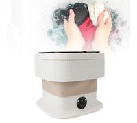 Mini Lavatrice Pieghevole Portatile da 2kg Rosa Asciugatrice Compatta