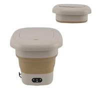 Mini Lavatrice Pieghevole Portatile Efficiente Secchio per Biancheria Intima per Dormitorio da Viaggio Domestico (Spina UE 100-240 V)
