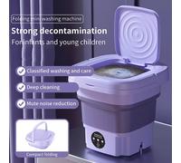Mini lavatrice pieghevole silenziosa ed economica 8 L