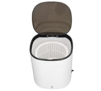 Mini Lavatrice Portatile, 4,5 Litri Che Simula il Lavaggio a Mano Mini Lavatrice Ad Alta sensibilità Bianca con Cestello di Scarico per Appartamento (Spina europea)