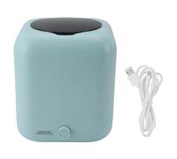 Mini lavatrice portatile 5L con display digitale, 3 programmi di lavaggio - Ricarica USB, impermeabile e compatta per biancheria, calzini e baby clothes, ideale viaggi e dormitor (Blu)