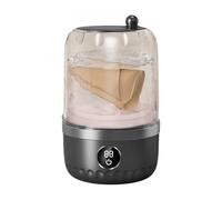 Mini lavatrice portatile a doppia vasca, mini lavatrice per biancheria intima, mini lavatrice da 1 l, elettrodomestici in tessuto per appartamenti, dormitori, viaggi, campeggio, hotel,