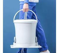 Mini lavatrice portatile a manovella con centrifuga, ecologica e facile da usare, per appartamenti e dormitori, colore: bianco