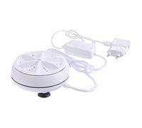 Mini Lavatrice Portatile Bianca 5v 10w per Viaggio | Tensione Ac220v, Struttura Abs e Resina, Uso Semplice, per Camicie Chiffon e Abiti