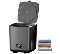 Mini lavatrice portatile - completamente automatica con tubo di scarico, 4 modalità di lavaggio, controllo touch LCD, motore silenzioso per il lavaggio efficiente di vestiti per bambini e attrezzatura