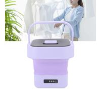 Mini lavatrice portatile da 10L 12kg, asciugatura a centrifuga morbida, colore viola, spina UE
