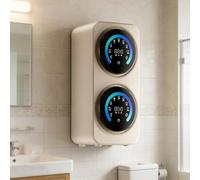 Mini Lavatrice Portatile Da 7 Litri Con Touchscreen Multicolore, Lavatrice A Doppia Vasca, Cestello Girevole A 360° E Lavatrice-asciugatrice, Per Appartamento, RV, Casa, Dormitorio(Desktop)