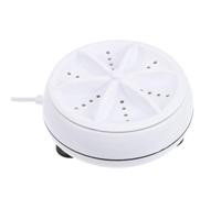 Mini Lavatrice Portatile da Viaggio USB 5v 24w, Bianca ABS | Risparmio D’acqua, Cura Delicata per Capi Fini, Uso in Hotel e Camper, Adatta a Studenti e Genitori