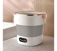 Mini lavatrice portatile, lavatrice e asciugatrice pieghevoli, piccola lavatrice pieghevole migliorata, pulizia profonda di biancheria intima, vestiti per bambini o piccoli oggetti, per appa