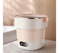 Mini lavatrice portatile, lavatrice e asciugatrice pieghevoli, piccola lavatrice pieghevole migliorata, pulizia profonda di biancheria intima, vestiti per bambini o piccoli oggetti, per appa