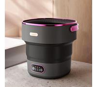 Mini lavatrice portatile, lavatrice e asciugatrice pieghevoli, piccola lavatrice pieghevole migliorata, pulizia profonda di biancheria intima, vestiti per bambini o piccoli oggetti, per appa