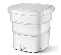 Mini Lavatrice Portatile,lavatrice Pieghevole con Centrifuga Asciugatrice,disinfezione con Ozono,Piccoli Elettrodomestici Semiautomatici