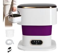Mini lavatrice portatile per appartamenti - Lavadora portatile - Lavadora portatile compatto e pieghevole, Lavadora portatile, Lavanderia portatile (viola)