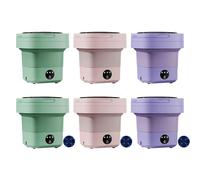 Mini lavatrice portatile pieghevole completa secchio 9 Lt centrifuga 3 programmi [EEK: A]