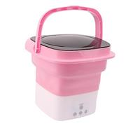 Mini Lavatrice Portatile Pieghevole con Sistema di Scarico Acqua, Uso Domestico, con Spina UE