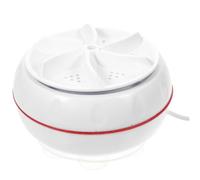 Mini Lavatrice Portatile USB 10w per Indumenti Delicati | Uso nel Lavello, Bianco Abs, per Studenti e Affitti, Viaggio D'affari e Campeggio