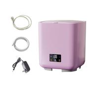 Mini Lavatrice Pulita 27X27X30cm Piccola Lavatrice Portatile Grande Capacità 7L Pulizia Profonda Per Intimo Asciugamani Calzini Per Viaggi E Uso Domestico(Purple)