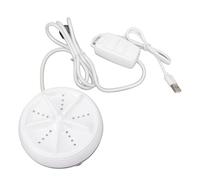 Mini Lavatrice USB, Pulizia di Turbine Ad Ultrasuoni Portatili, Controllo Remoto a 4 Livelli Regolabile per Campeggio, Dormitorio, Calze, Biancheria Intima, Facile da Trasportare