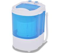 Mini Lavatrice VidaXL con 1 Cestello 2,6 Kg A Bianco/Blu