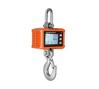 Mini LCD Digitale 300kg Portatile Industriale Elettronico Heavy Duty Gancio Gru Bilancia sospesa Per caccia e viaggi(1000KG-Orange)