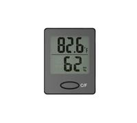 Mini LCD Termometro Digitale Igrometro Misuratore Di Umidità Dela Temperatura Interna Esterna Temp Monitor Gauge Mon Preciso Veloce Monitoraggio In Tempo Reale(Black)