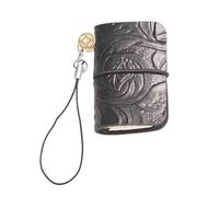 Mini Leather Pocket Notebook with 64 Numbered Pages - Travel Journal Jig