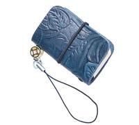 Mini Leather Pocket Notebook with 64 Numbered Pages - Travel Journal Jig
