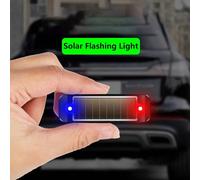 Mini LED a energia solare per auto Spia antifurto wireless Allarme simulato Lampada di avvertenza Allarme fittizio lampeggiante di sicurezza notturna