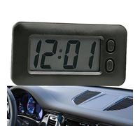 Mini LED Digital Car Watch Clock - 8.8×2.4×5cm ABS Compact Dashboard Time Display Device | Universal Automotive Interior LED Clock For Cars, SUVs, Trucks, Portable Auto Time Indicator Gadget, Stylish