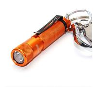Mini LED Flashlight High 95 4000K LED Keychain Flashlight Hat Light with Clip Low to High (A)
