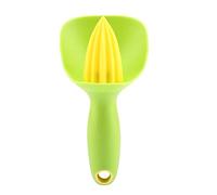 Mini Lemon Squeezer Creativo Eco-Friendly Hand Manuale Spremiagrumi Pulisci facilmente Limone Agrumi Utensili da Coperchio Rotazione Premere Alesatore per Limone Lime Pompelmo(verde)